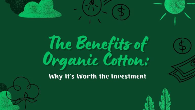 Explore the benefits of organic cotton and why investing in organic clothing is a sustainable and eco-friendly choice.